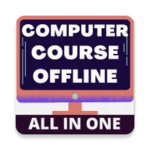 computer course app offline android application logo